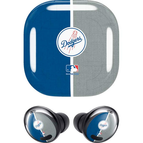 MLB Los Angeles Dodgers Split Galaxy Buds Pro Skin