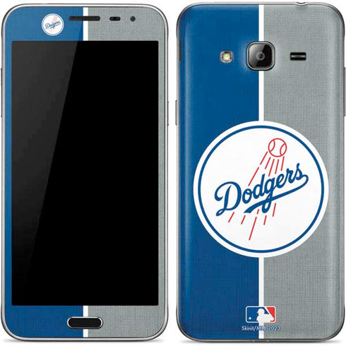 MLB Los Angeles Dodgers Split Galaxy J3 Skin