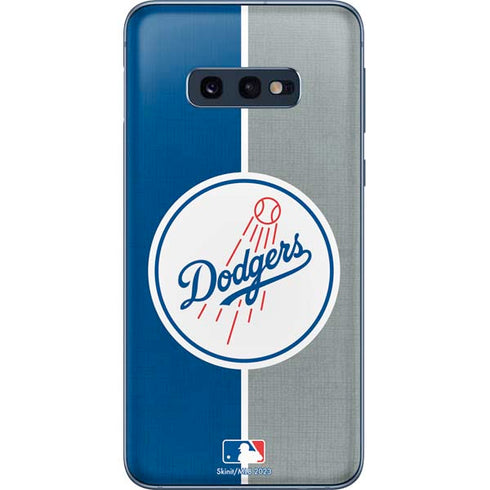 MLB Los Angeles Dodgers Split Galaxy S10e Skin