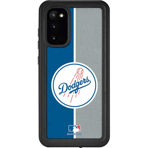 MLB Los Angeles Dodgers Split Galaxy S20 Waterproof Case