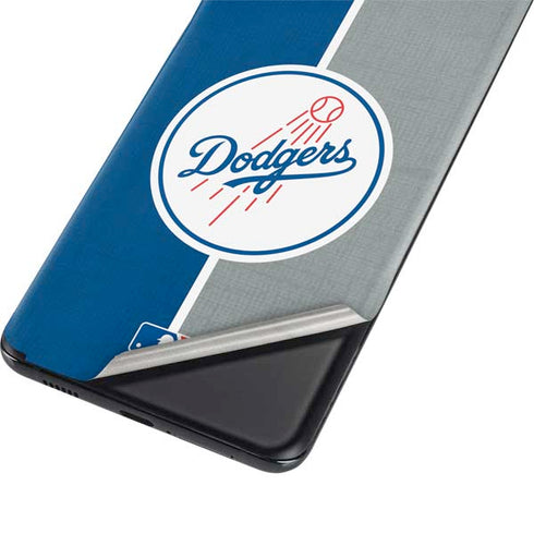 MLB Los Angeles Dodgers Split Galaxy S21 Ultra 5G Skin