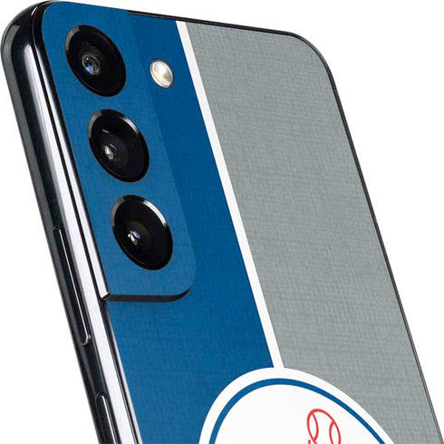 MLB Los Angeles Dodgers Split Galaxy S22 Plus Skin