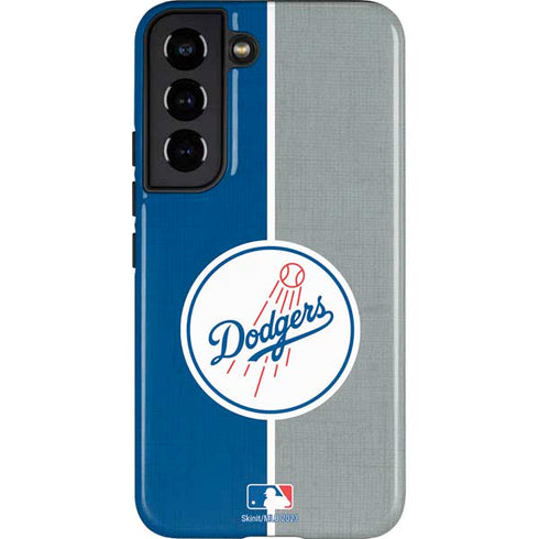 MLB Los Angeles Dodgers Split Galaxy S22 Pro Case