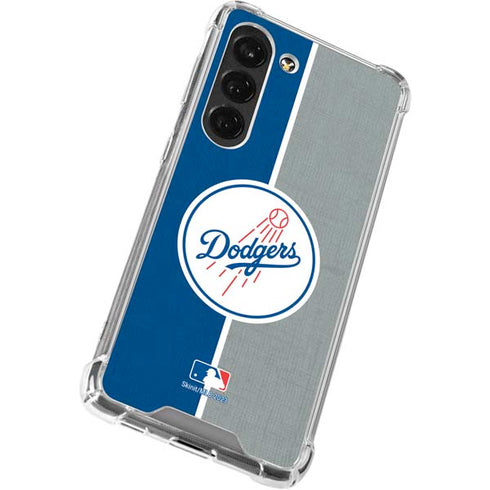 MLB Los Angeles Dodgers Split Galaxy S23 Clear Case