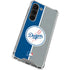 MLB Los Angeles Dodgers Split Galaxy S23 Clear Case