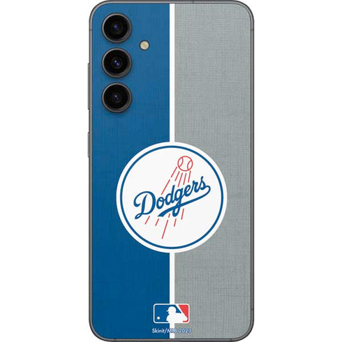 MLB Los Angeles Dodgers Split Galaxy S23 FE Skin