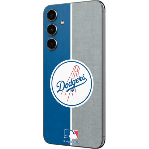 MLB Los Angeles Dodgers Split Galaxy S23 FE Skin