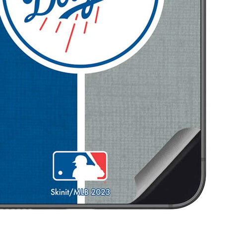 MLB Los Angeles Dodgers Split Galaxy S23 FE Skin