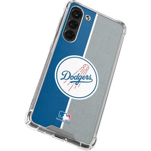 MLB Los Angeles Dodgers Split Galaxy S23 Plus Clear Case