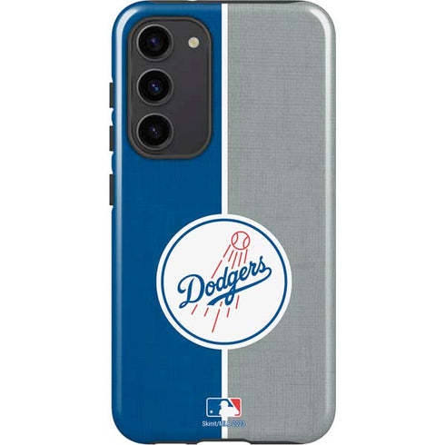 MLB Los Angeles Dodgers Split Galaxy S23 Plus Pro Case