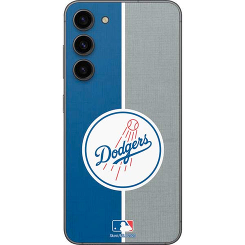 MLB Los Angeles Dodgers Split Galaxy S23 Plus Skin