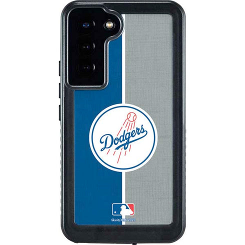 MLB Los Angeles Dodgers Split Galaxy S23 Plus Waterproof Case