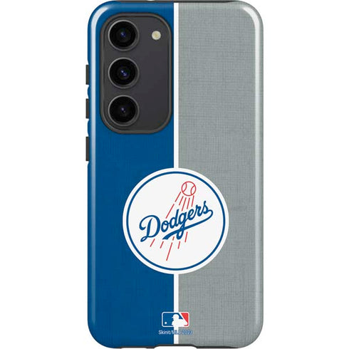 MLB Los Angeles Dodgers Split Galaxy S23 Pro Case