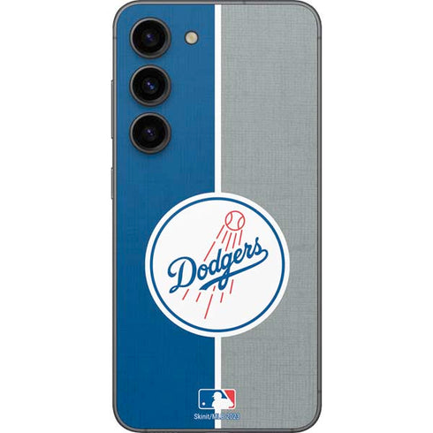 MLB Los Angeles Dodgers Split Galaxy S23 Skin
