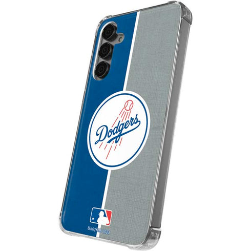 MLB Los Angeles Dodgers Split Galaxy S24 Plus Clear Case