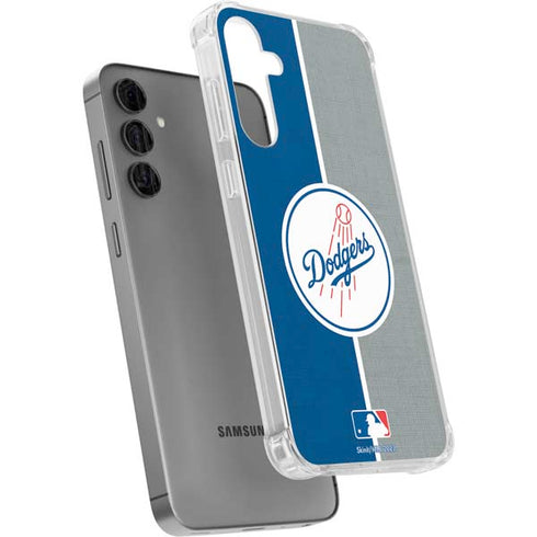 MLB Los Angeles Dodgers Split Galaxy S24 Plus Clear Case