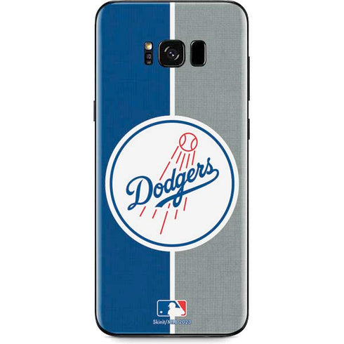 MLB Los Angeles Dodgers Split Galaxy S8 Plus Skin