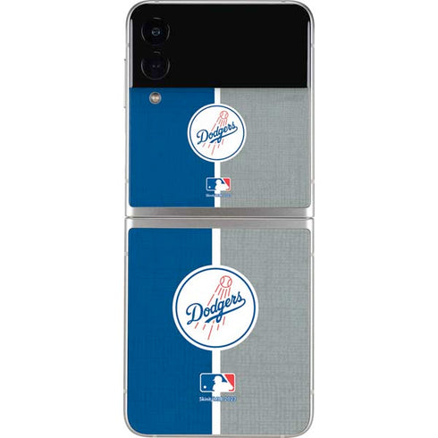 MLB Los Angeles Dodgers Split Galaxy Z Flip3 5G Skin