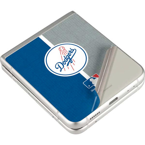 MLB Los Angeles Dodgers Split Galaxy Z Flip3 5G Skin