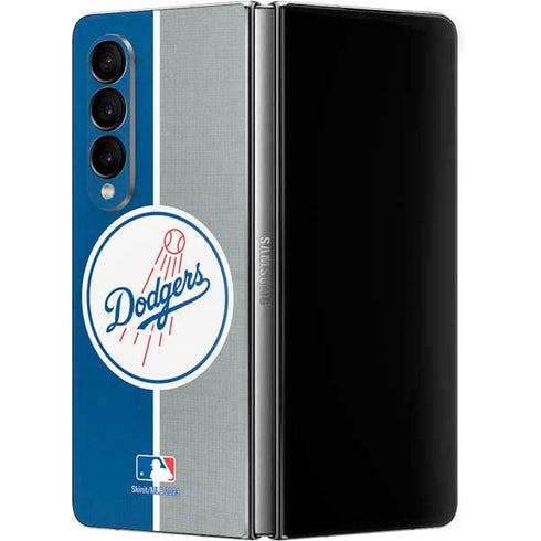 MLB Los Angeles Dodgers Split Galaxy Z Fold4 5G Skin