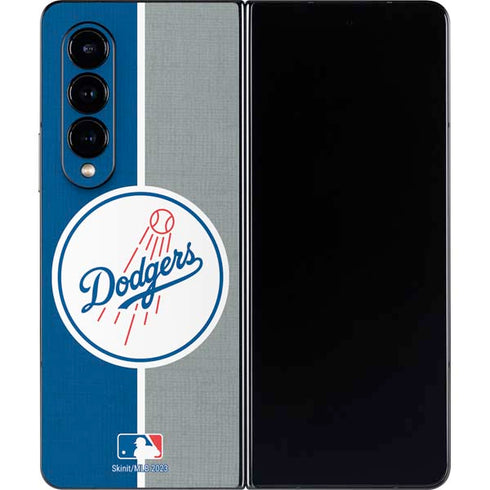 MLB Los Angeles Dodgers Split Galaxy Z Fold4 5G Skin