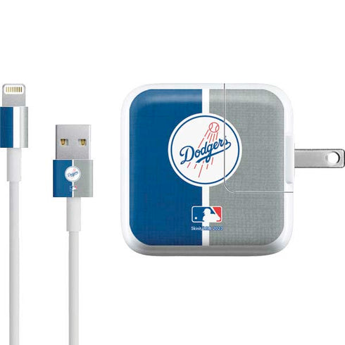 MLB Los Angeles Dodgers Split iPad Charger (10W USB) Skin