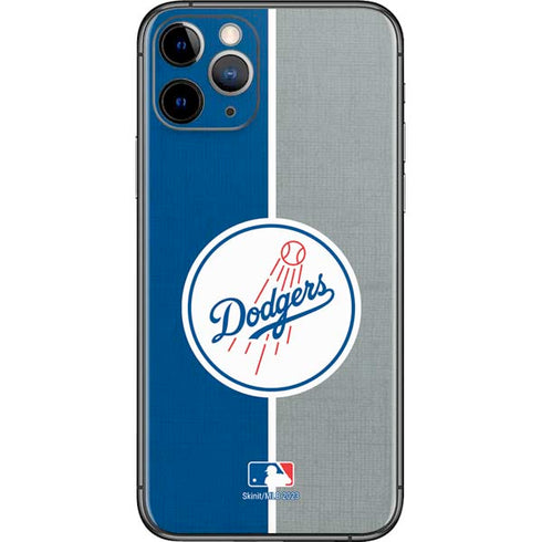 MLB Los Angeles Dodgers Split iPhone 11 Pro Skin