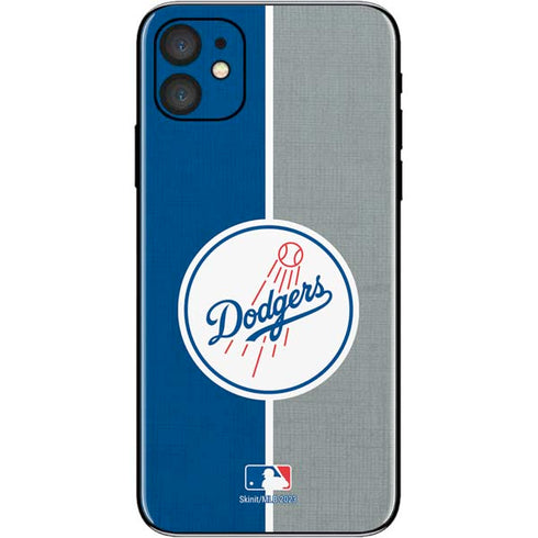 MLB Los Angeles Dodgers Split iPhone 11 Skin