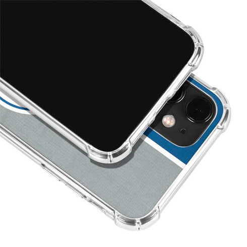 MLB Los Angeles Dodgers Split iPhone 12 Clear Case
