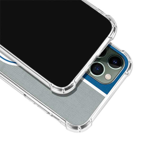 MLB Los Angeles Dodgers Split iPhone 12 Pro Clear Case