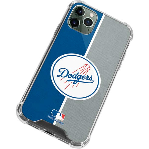 MLB Los Angeles Dodgers Split iPhone 12 Pro Clear Case