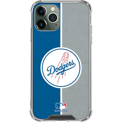 MLB Los Angeles Dodgers Split iPhone 12 Pro Max Clear Case
