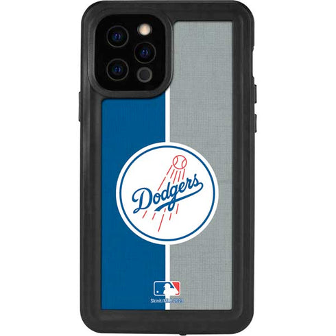 MLB Los Angeles Dodgers Split iPhone 12 Pro Waterproof Case