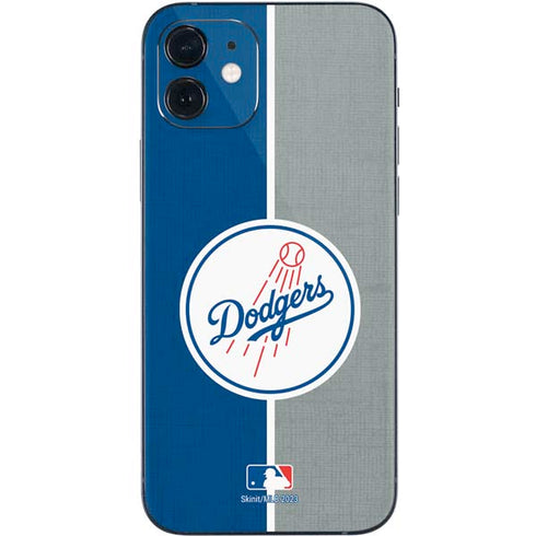 MLB Los Angeles Dodgers Split iPhone 12 Skin