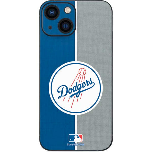 MLB Los Angeles Dodgers Split iPhone 13 Mini Skin