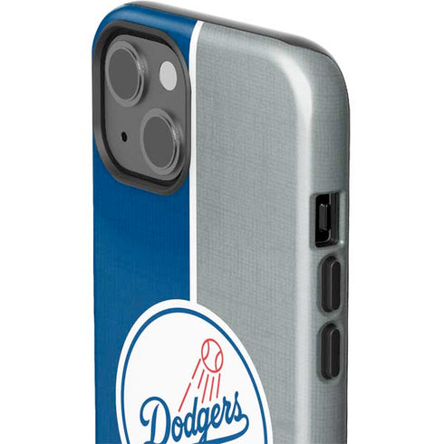 MLB Los Angeles Dodgers Split iPhone 15 Plus Impact Case