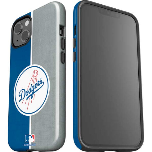 MLB Los Angeles Dodgers Split iPhone 15 Plus Impact Case