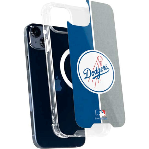 MLB Los Angeles Dodgers Split iPhone 14 Plus MagSafe Case