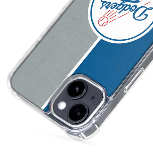 MLB Los Angeles Dodgers Split iPhone 15 Plus MagSafe Case