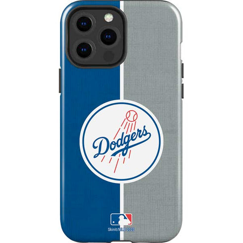 MLB Los Angeles Dodgers Split iPhone 15 Pro Max Impact Case