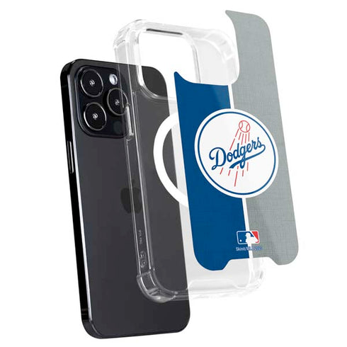 MLB Los Angeles Dodgers Split iPhone 15 Pro Max MagSafe Case