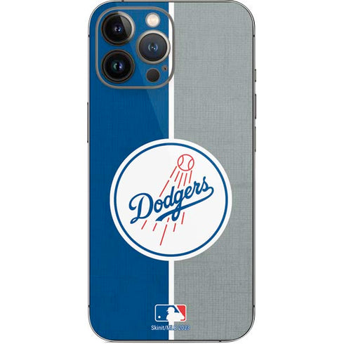 MLB Los Angeles Dodgers Split iPhone 14 Pro Max Skin