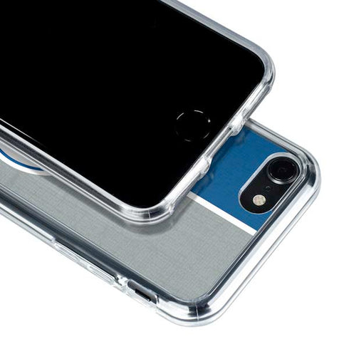 MLB Los Angeles Dodgers Split iPhone SE (2nd & 3rd Gen) Clear Case