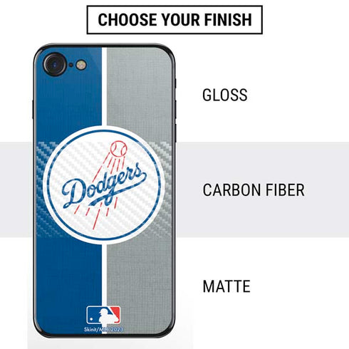MLB Los Angeles Dodgers Split iPhone SE (2nd & 3rd Gen) Skin