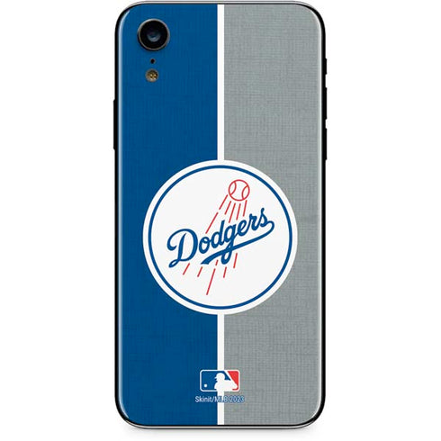 MLB Los Angeles Dodgers Split iPhone XR Skin