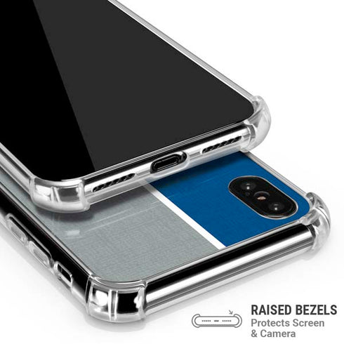 MLB Los Angeles Dodgers Split iPhone XS Max Clear Case