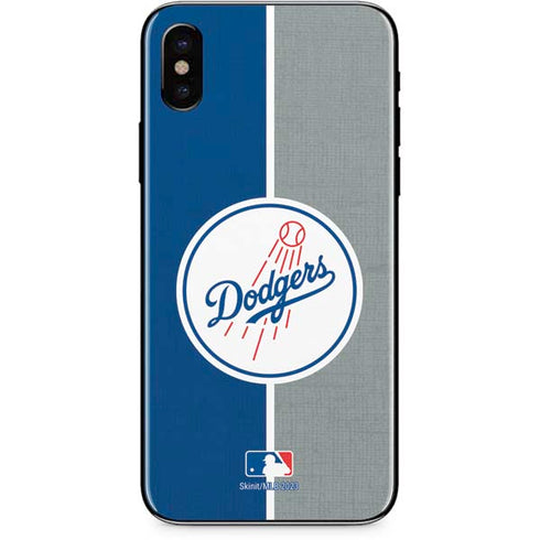 MLB Los Angeles Dodgers Split iPhone XS Max Skin