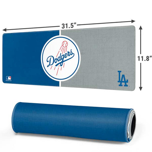 MLB Los Angeles Dodgers Split Gaming Mouse Pad