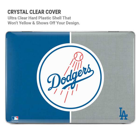 MLB Los Angeles Dodgers Split MacBook Pro 16in (2021-25) Case plus Skin