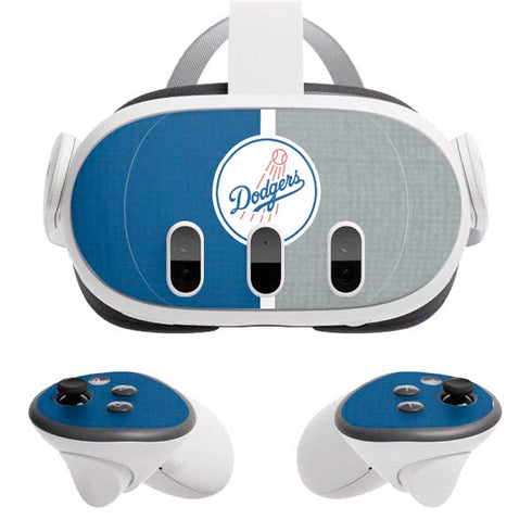 MLB Los Angeles Dodgers Split Meta Quest 3 Skin